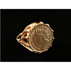 1907 1¢ Gold Ring