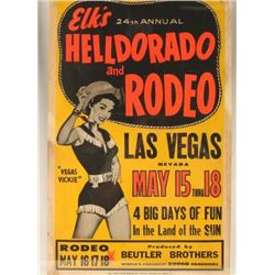 Vintage Rodeo Advertising Poster