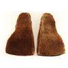 Image 2 : Pair of early buffalo fur winter mittens