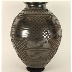 Santa Clara Blackware Vase