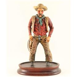 Wood Carved Cowboy by Dee Flagg
