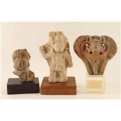 Lot of 3 Pre Columbian Artifacts