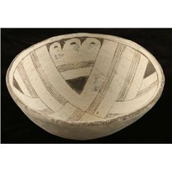 B&W Mimbres Mogollon Bowl