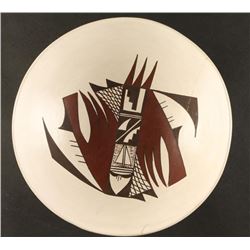Hopi Polychrome Navasie Pottery Bowl