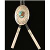 Image 1 : Navajo Sterling & Turquoise Bolo Tie