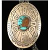 Image 2 : Navajo Sterling & Turquoise Bolo Tie