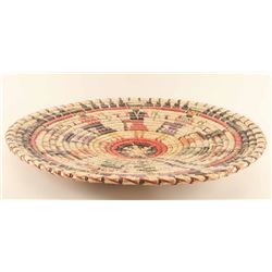 Large Figural Basketry Tray