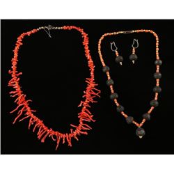 Lot of Coral Jewelry