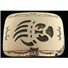 Image 2 : Navajo Sterling Bear Paw Belt Buckle