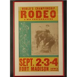 Vintage Rodeo Poster