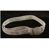 Image 1 : Woven Silver Belt with Buckle