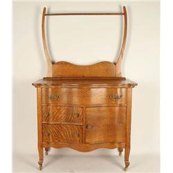 Tiger Oak Washstand