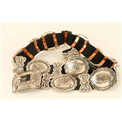 Sterling Silver Concho Belt