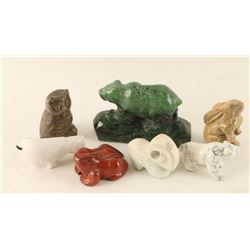 Lot of 7 Native American Fetishes