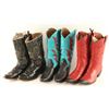 Image 1 : Lot of 3 Pairs Cowboy Boots