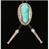 Image 1 : Turquoise & Sterling Bolo Tie