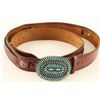 Image 1 : Pettipoint Turquoise Belt Buckle