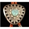 Image 2 : A. McCabe Sterling & Turquoise Bolo Tie