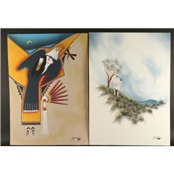 2 Original Watercolors on Board