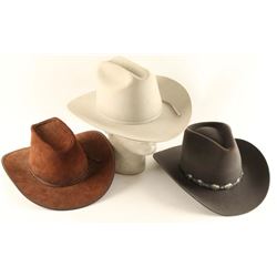 Lot of 3 Cowboy Hats