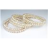 Image 2 : Lot of 3 Freshwater Pearl Bangle Wrap Bracelets