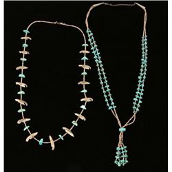Lot of 2 Native American Necklaces