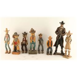 Collection of 6 Carvings