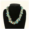 Image 1 : Turquoise & Abalone Native American Necklace