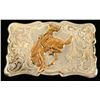 Classic Sterling Silver Marked Belt Buckle