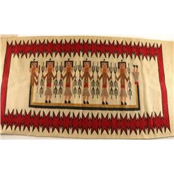 Vintage Navajo Yei Rug