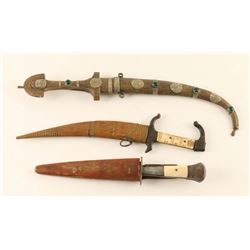 3 Middle Eastern Daggers