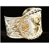 Image 2 : Montana Sterling Silver & Gold Cuff Bracelet
