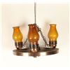 Image 1 : Wagon Wheel LIght Fixture