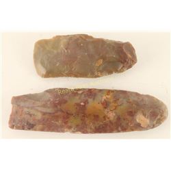 Lot of 2 Flint Axe Heads