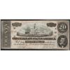 Image 1 : 1864 $20 Confederate States of America Note