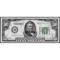 1928A $50 Federal Reserve Note New York