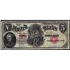 Image 1 : 1907 $5 Woodchopper Legal Tender Note