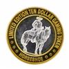.999 Silver Binions Horseshoe $10 Casino Limited Edition Gaming Token