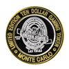 Image 1 : .999 Silver Monte Carlo Resort & Casino Las Vegas, NV $10 Limited Edition Gaming