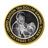 Image 2 : .999 Silver Las Vegas Club $10 Limited Edition Casino Gaming Token