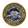 Image 1 : .999 Silver Treasure Island Las Vegas $10 Casino Gaming Token Limited Edition
