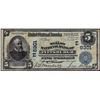 Image 1 : 1902 $5 Mellon National Bank of Pittsburgh National Currency Note CH#6301