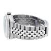 Image 5 : Rolex Mens Stainless Steel Meteorite Princess Cut Diamond Datejust Wristwatch