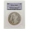Image 1 : 1887 $1 Morgan Silver Dollar Coin PCGS MS63