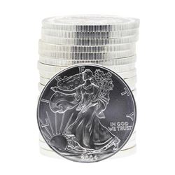 Roll of (20) 2004 $1 American Silver Eagle Brilliant Uncirculated Coins