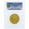Charles VI (1380-1422) France Ecu d'or a la couronne Gold Coin PCGS MS62