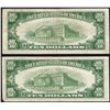 Image 2 : Lot of (2) 1953A $10 Silver Certificate Notes