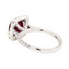 Image 3 : 14KT White Gold 2.10 ctw Ruby and Diamond Ring