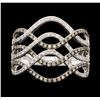 Image 1 : 14KT White Gold 0.50 ctw Diamond Ring