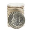 Image 1 : Roll of (20) 1962-D Brilliant Uncirculated Franklin Half Dollar Coins